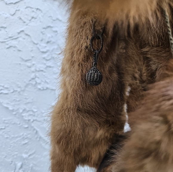 Vintage 1940s mink stole 4 pelts - Picture 3 of 6